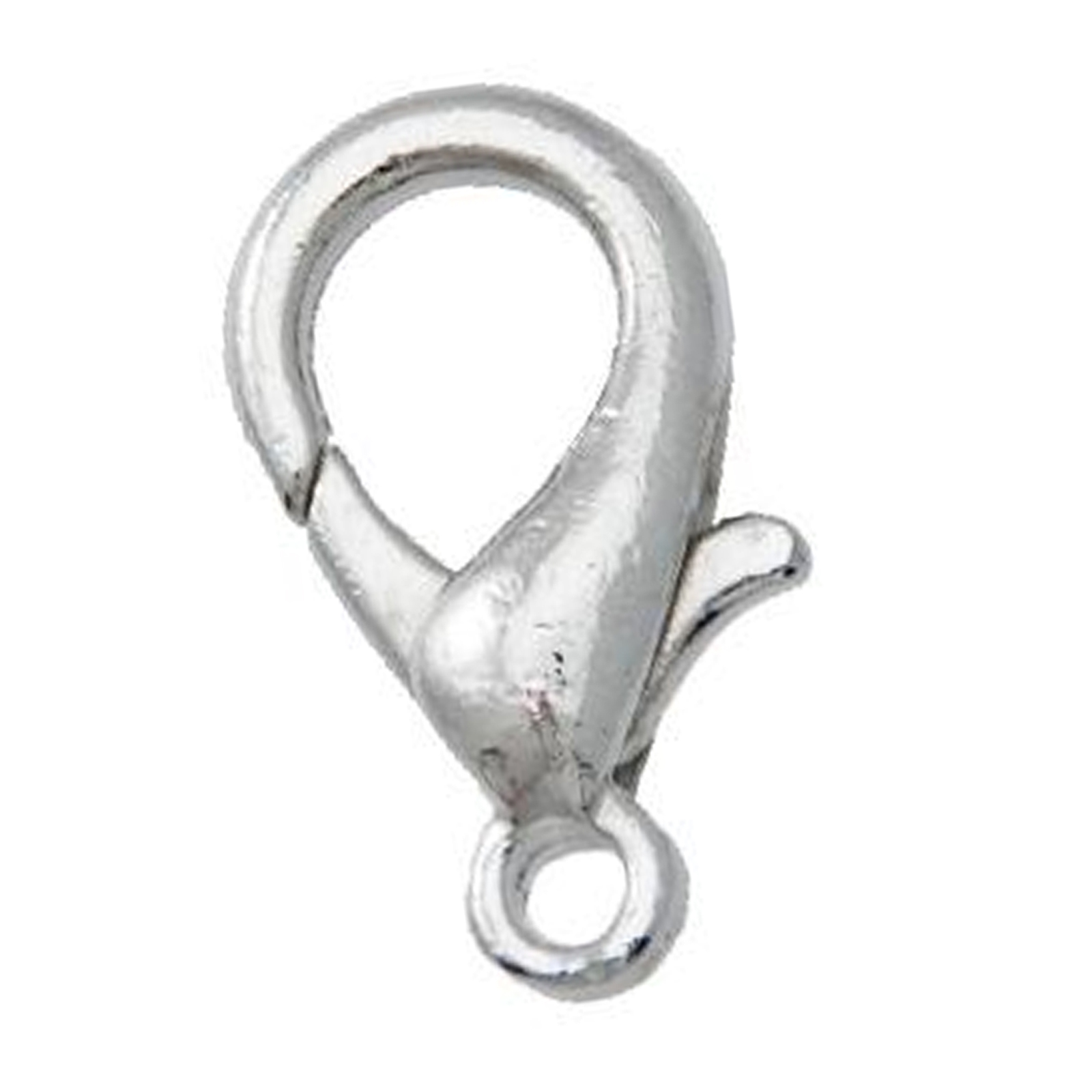 Decorative Jewelry Clasps 23x13mm Large Trigger Clasps - Silver